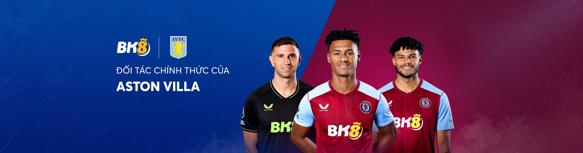 Aston Villa tái ký hợp với nhà cái BK8
